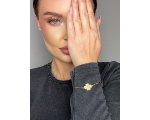 Bransoletka z koniczynką z kolekcji Merymejkap (B24/MER/06AU)