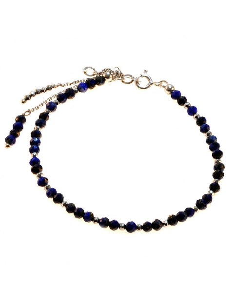Bransoletka Lapis Hematyt 925 Bransoletka Lapis Hematyt 925