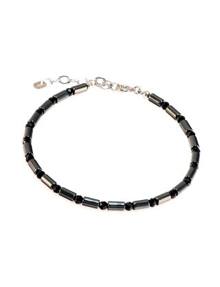 Bransoletka UNISEX Hematyt 925