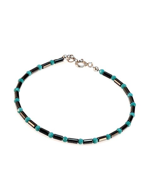 Bransoletka UNISEX Hematyt 925 Bransoletka UNISEX Hematyt 925