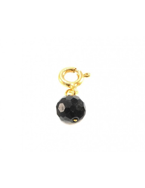 Charms CZARNY TURMALIN 925 Charms CZARNY TURMALIN 925