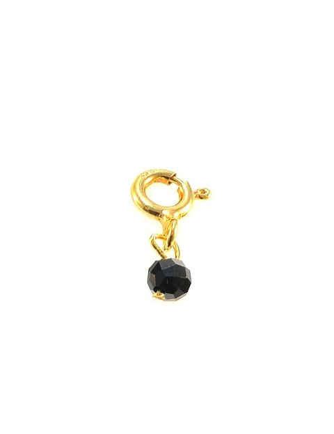 Charms CZARNY TURMALIN 925 Charms CZARNY TURMALIN 925