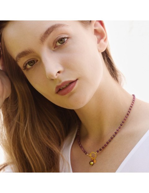 Naszyjnik RUBY Rubin 925 Naszyjnik RUBY Rubin 925