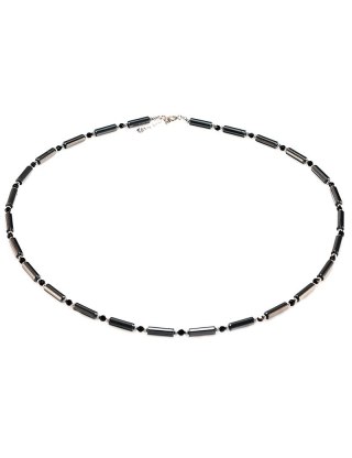 Naszyjnik UNISEX Hematyt 925
