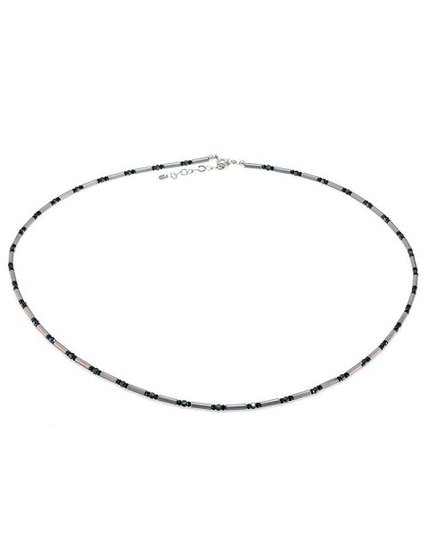 Naszyjnik UNISEX Hematyt 925 Naszyjnik UNISEX Hematyt 925