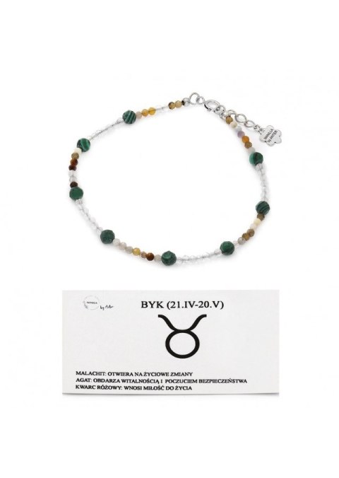 BRANSOLETKA DO ZNAKU ZODIAKU BYK BRANSOLETKA DO ZNAKU ZODIAKU BYK