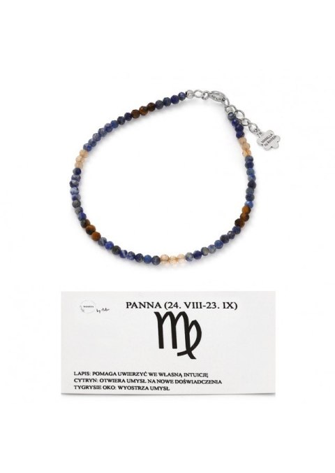 BRANSOLETKA DO ZNAKU ZODIAKU PANNA BRANSOLETKA DO ZNAKU ZODIAKU PANNA