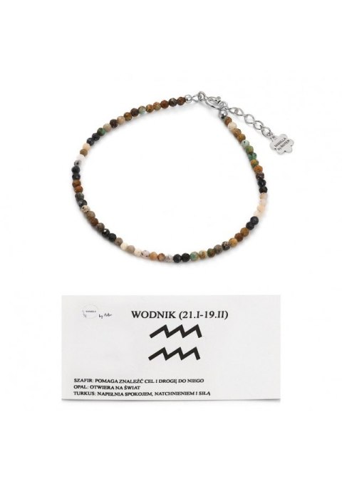 BRANSOLETKA DO ZNAKU ZODIAKU WODNIK BRANSOLETKA DO ZNAKU ZODIAKU WODNIK