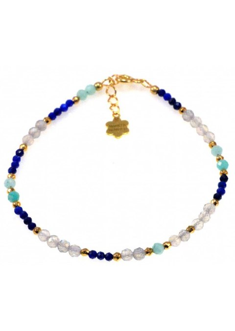 Bransoletka Labradoryt Lapis 925 Bransoletka Labradoryt Lapis 925