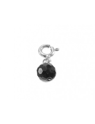 Charms CZARNY TURMALIN 925