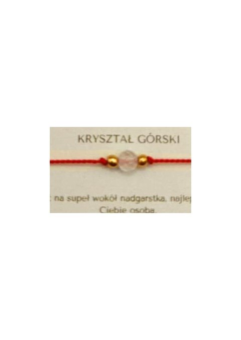 Bransoletka OCZYSZENIA Kryształ Górski Bransoletka OCZYSZENIA Kryształ Górski