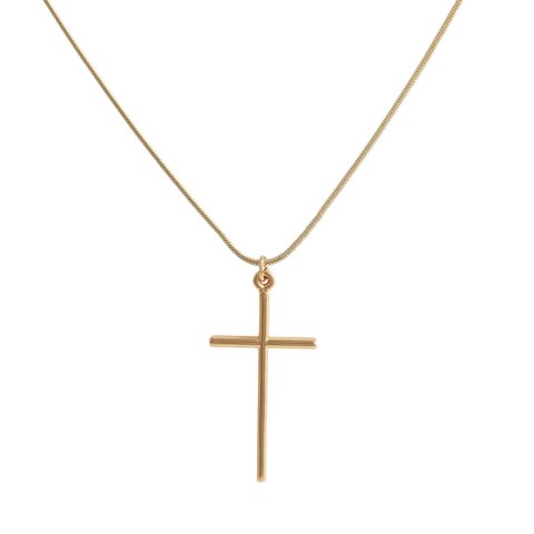 Naszyjnik żmijka z krzyżem 55 cm (C22/MEN/48/1Au) Naszyjnik żmijka z krzyżem 55 cm (C22/MEN/48/1Au)