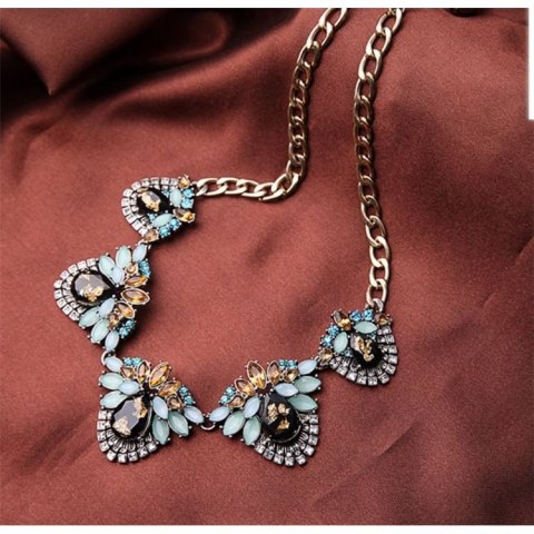NASZYJNIK ELEGANCKI Z KRYSZTAŁKAMI N223 NASZYJNIK ELEGANCKI Z KRYSZTAŁKAMI N223