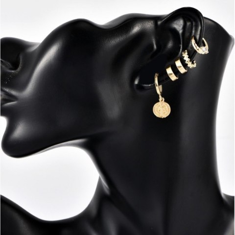 KOLCZYKI zestaw 5w1 nausznice