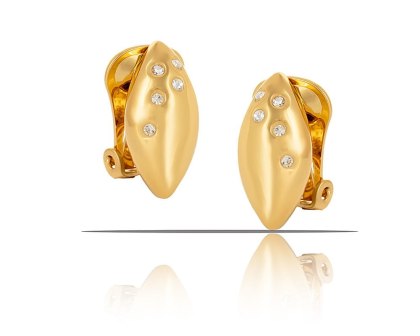 Klipsy z kryształkiem Preciosa z kolekcji Classic