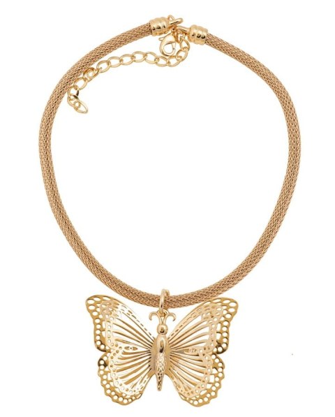 Choker na grubym łańcuszku i motyl (C21/WIO/42AU) Choker na grubym łańcuszku i motyl (C21/WIO/42AU)