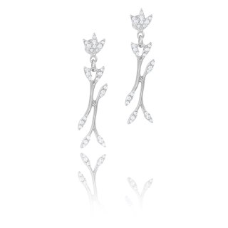 Kolczyki z kryształkami z kolekcji Wedding Dream (P8790AG)