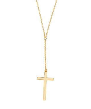 Naszyjnik cieniutki z krzyżem z kolekcji Heavenly (C15/ROZ/18AU)