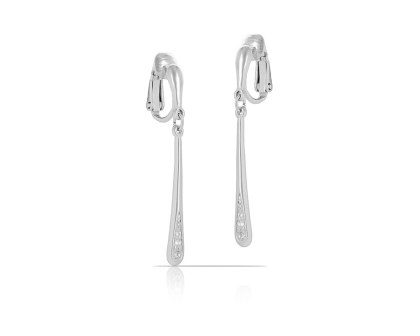 Klipsy wiszące z kryształkami z kolekcji Classic