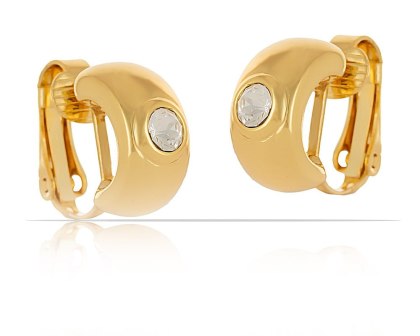 Klipsy z kryształkami Preciosa z kolekcji Classic